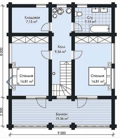 Проект № Р148, планировка