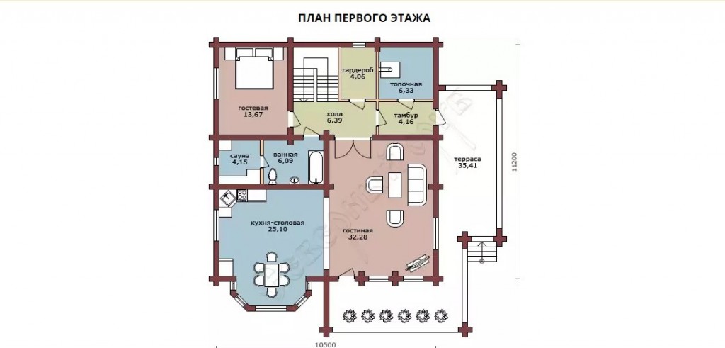Проект № Р101, планировка