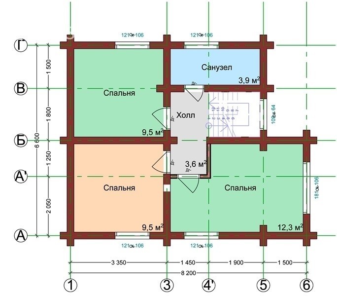 Проект № Р102, планировка